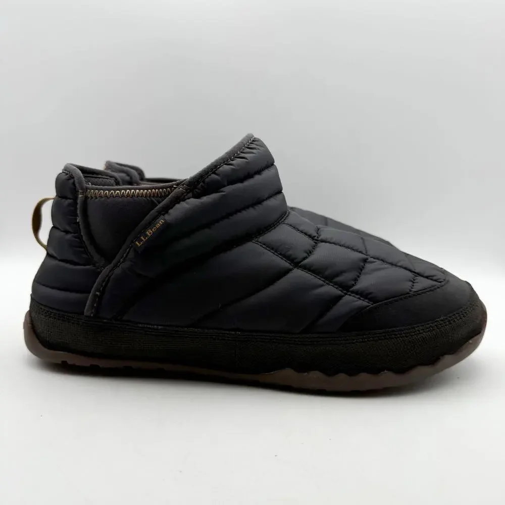 L.L.Bean Mens Mountain Classic Quilted ll Ankle Boots US 10 M Black NWOB